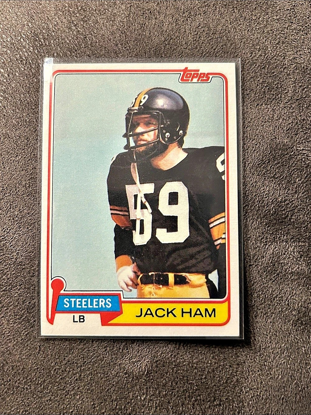 1981 Topps #235 Jack Ham Pittsburgh Steelers FOOTBALL Card